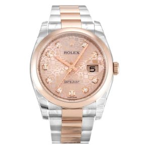 Rolex Datejust Rose Dial 116201 Mens 36MM