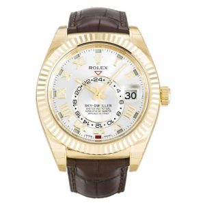 Rolex Sky-Dweller 326138 Silver Mens 42MM