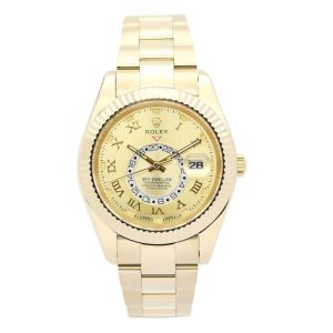 Rolex Sky-Dweller 326938 Champagne Mens 42MM