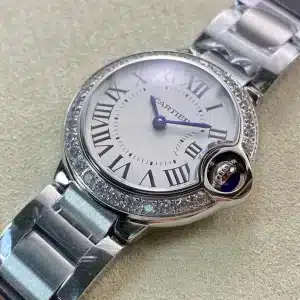 CARTIER Ballon Bleu Silver Stainless Steel 36mm Automatic Watch
