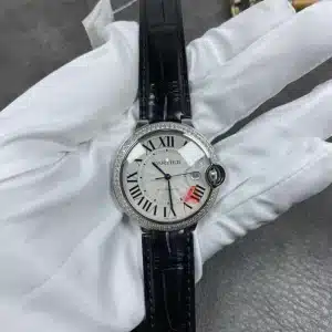 CARTIER  Ballon Bleu Diamond 1706443 42mm White Dial