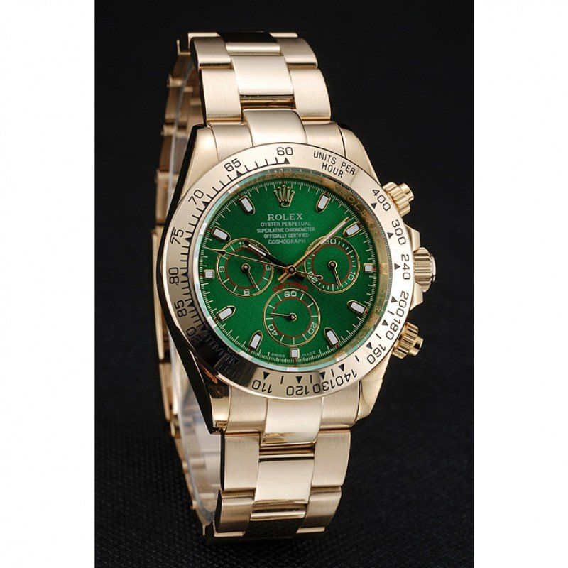 Rolex Cosmograph Daytona Green Dial 1454244 Men Watch 39MM