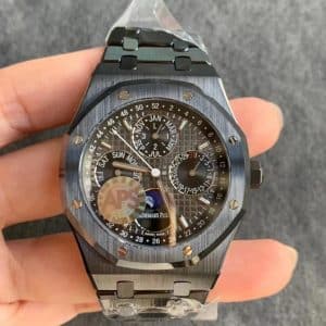 Audemars Piguet Black Ceramic 26579 True Moon Phase Royal Oak Series