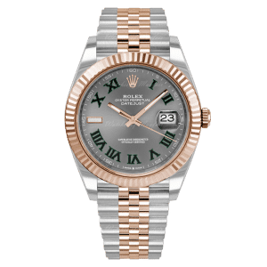 Rolex Datejust Oystersteel Steel Everose Gold Dark Grey Dial Jubilee 41 mm 126331