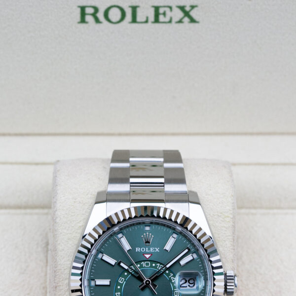 Rolex Sky-Dweller 336934 Skydweller with Mint Green Dial on Oyster
