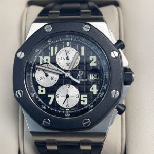 Audemars Piguet Royal Oak Offshore Chronograph 42 mm Black Dial Complete Set