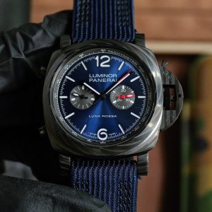 Panerai Luminor Chrono Carbotech series carbon fiber chronograph Luna Rossa watch