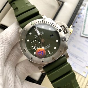 Panerai Submersible Series Green Sea Soul PAM1055 42mm Watch