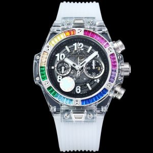 Hublot BIG BANG King Gold Rainbow High Jewelry Men's 42mm
