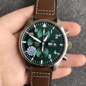 IWC Pilot Green Disc 43mm Men Watch